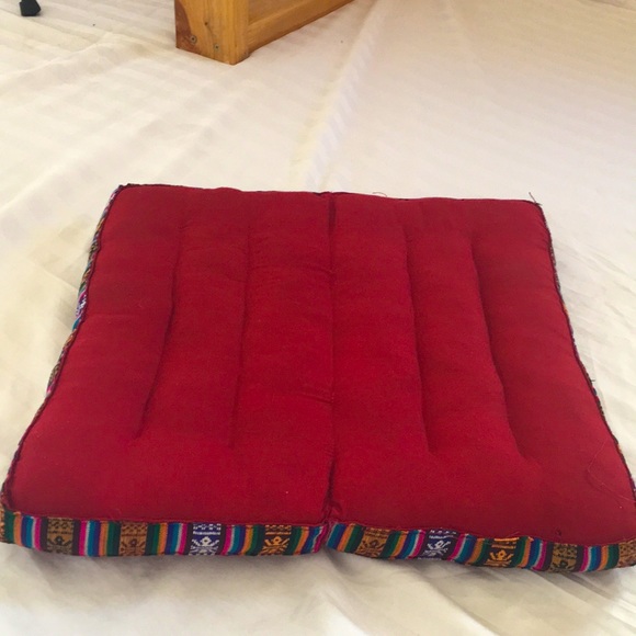 4.99 Ship MAROON Yoga Meditation Cushion NEW - Picture 5 of 15